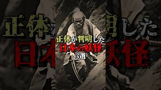正体が判明した日本の伝説の妖怪3選 #都市伝説 #雑学 #怖い話 #shorts
