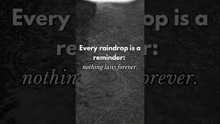 Nothing lasts forever. not even the storm. 🌧️ #rainyaesthetic #moodyvibes #lofivideo #aestheticedit