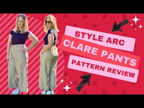 I made the Style Arc Clare Pants | Did they fit?.... and what is Cupro?!