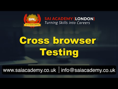 Cross browser testing || Sai Academy