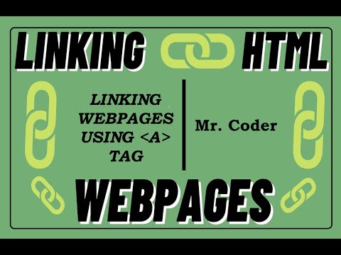 How to link webpages in html | Very Easy | VS Code | Mr. Coder
