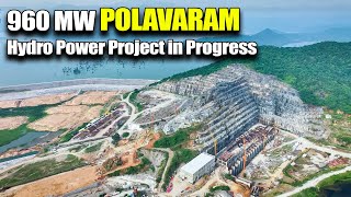960 MW Polavaram Hydro Power Project in Progress | Megha Engineering