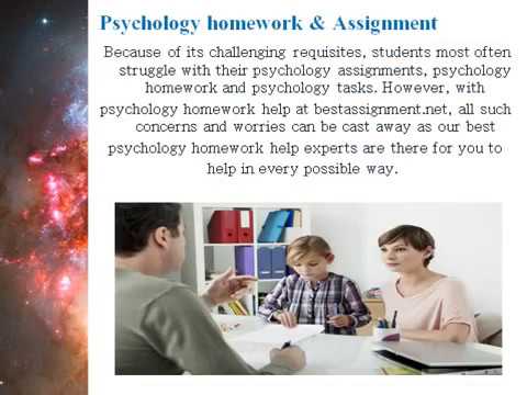 Psychology homework help