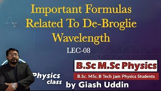 Quantum Mechanics LEC-08||Physics Darshan Class||B.Sc M.Sc B Tech Jam Physics Students 
