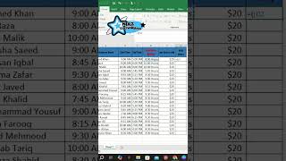 Calculate Work Hours & Salary in Excel Using $20 per Hour Formula | From Time Tracking to Pay Excel