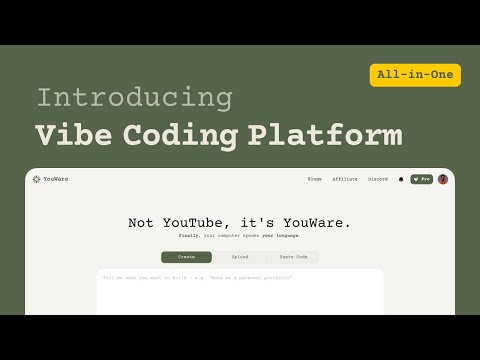 Idea, Design, Code, Debug & Growth, Faster Than Ever | YouWare Features