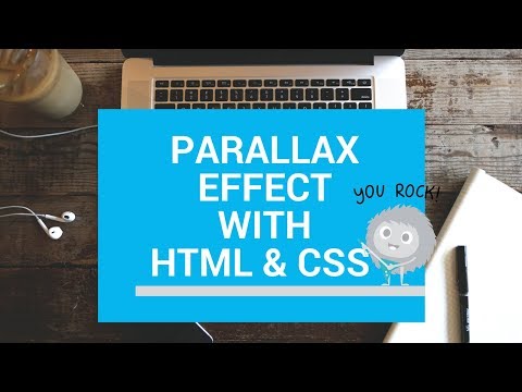 How to create a parallax effect with HTML & CSS