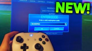 NEW Season 21 Rocket League Codes!