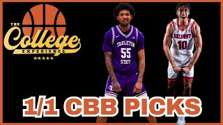 College Basketball Picks For January 1st | The College Experience: Basketball