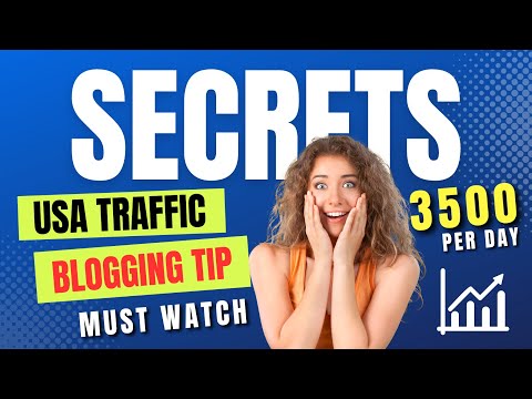 USA Traffic on Blogger Website | Easy Keywords | Increase Website Traffic | SEO Optimization