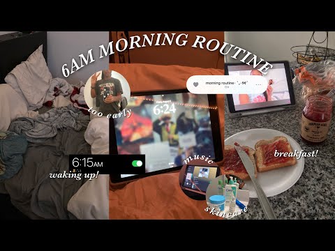 6AM SUMMER MORNING ROUTINE // *skincare, journal, breakfast*