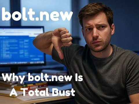 Why bolt.new Is A Total Bust!  No-Code = No working Code to Show!