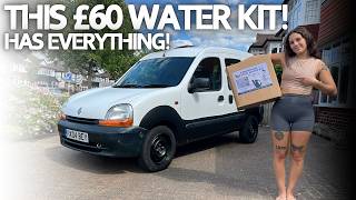 INSTALLING THE BEST BUDGET PLUMBING KIT! MICRO CAMPER CONVERSION