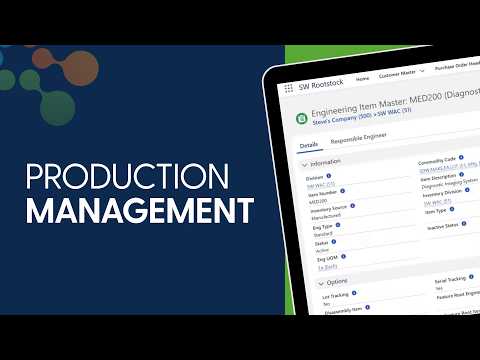 Rootstock Production Management Product Demo
