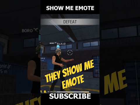 Show me Emote || Don’t Miss The End 🔥 #foryou #gaming #shorts