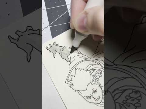Cyberpunks Edgerunners Drawing (David & Lucy) #shorts