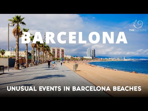 Unusual events in Barcelona beaches