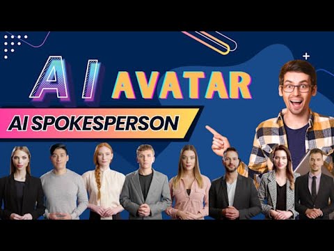 Create a realistic ai spokesperson video with human face and voice