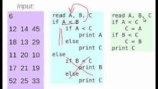 Problem # 5: Minimum of Three
