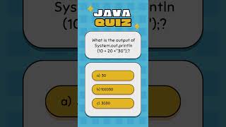 Java Quiz #javainterviewquestions #shorts #javashorts #letmecode