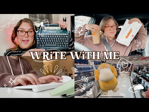 💻 𝒄𝒐𝒛𝒚 𝒘𝒓𝒊𝒕𝒊𝒏𝒈 𝒗𝒍𝒐𝒈 ʚɞ | my alphasmart3000, shopping breaks, & novel outlining 📚💻✍🏼📓
