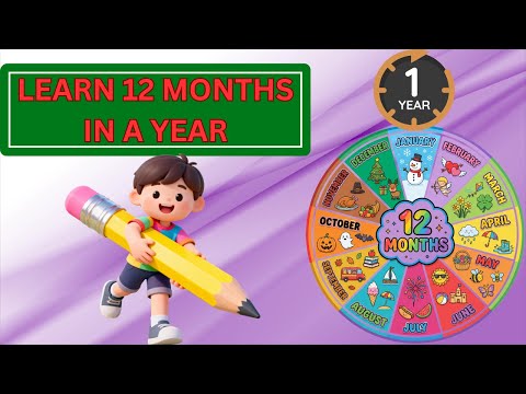 Months of the year | Learn months of the year for kids | kids learning world