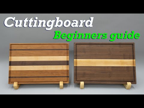 How to Make a CUTTINGBOARD | BEGINNERS guide Woodworking Step by Step
