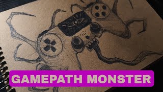 This Controller Wants to Eat You 🎮👁️ | Horror Game Art Sketch