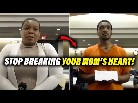 Tough Love in Court – Mom Confronts Her Son in Front of the Judge