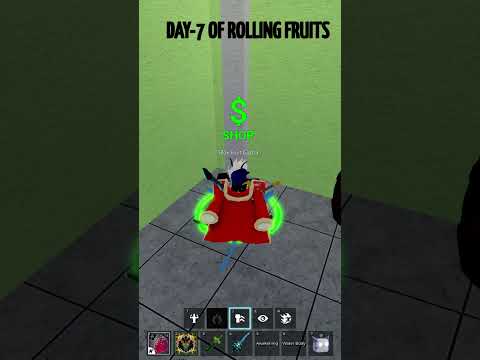 DAY-7 OF ROLLING FRUITS  #roblox #doughv2 #dough #bloxfruits #robloxbeginner #robloxedit #memes