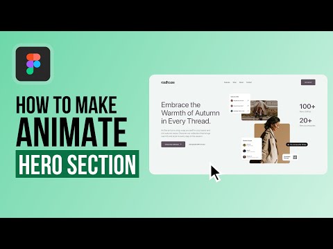 How to make… Animate Hero Section | Figma Tutorial