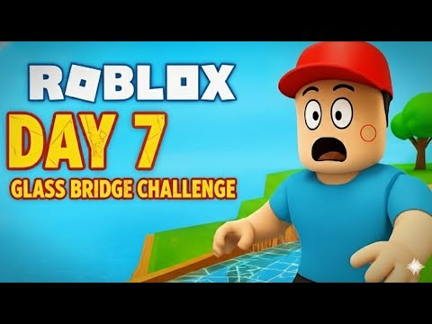 ROBLOX SQUID GAME GLASS BRIDGE DAY 7 #ROBLOX #shortslive #squidgame