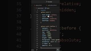 🌟Neon Glass Card with Hover Shine | Pure CSS Magic #Shorts #CSS #UIUX