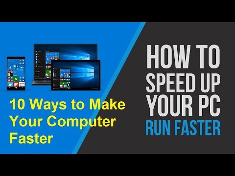 How To Make Your PC/Laptop Run Faster (10 simple steps)