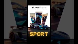 Canva Poster Design Tutorial – Easy & Creative! #shorts