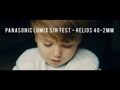 Lumix S1H (at home) test with the Helios 40-2 - Our 20 month old baby boy diner time :)