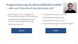 Modulvorstellung Objektorientierte Softwareentwicklung in C# WS2024/2025