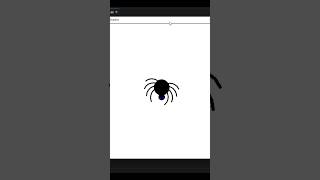 Draw Spooky Spider 🕸️ #pythonturtle #codinglife