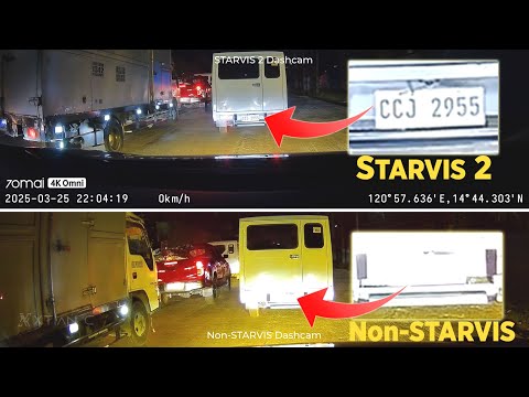 Ano ang STARVIS 2?  STARVIS vs NON STARVIS video sample feat. 70mai 4K Omni Dashcam [Ph]