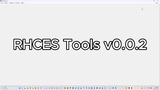 RHCES Tools v0.0.2 | WebTools & DeskTools