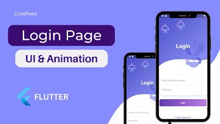 Simple Login/ Signup Page in Flutter | UI/UX