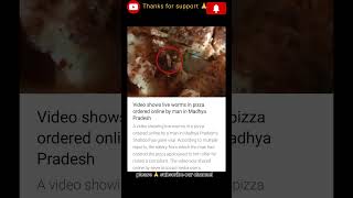 Video shows the worms in the pizza .. #true #beyondthebasics