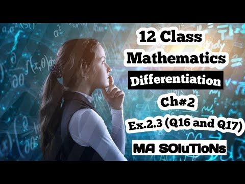 12 Class mathematics Chapter 2 Exercise 2.3 Q.16 and 17