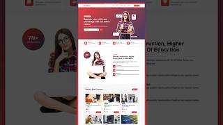 Create A Responsive  Education Website Design - HTML / CSS  / JavaScript From Scratch