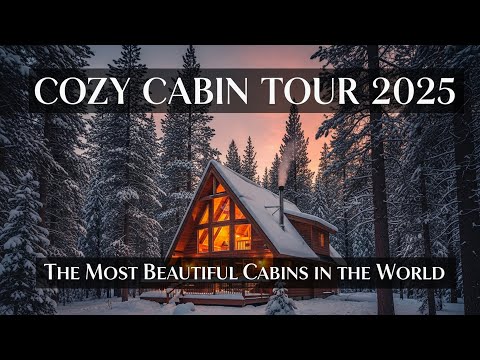 Cozy Cabin Tour 2025 🏡 | The Most Beautiful Cabins in the World