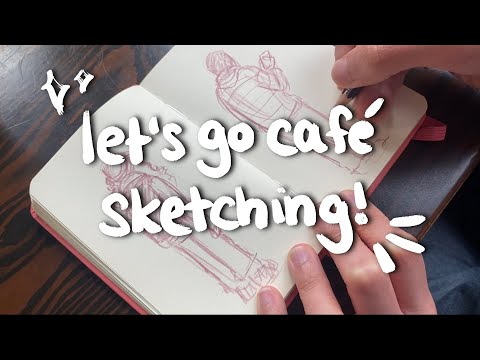 Café Sketch With Me! | Drawing Strangers in Public