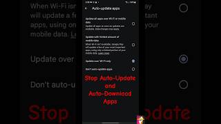 How To STOP Auto Downloading App Update on Play Store On Android Phone #playstoredownload