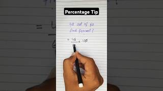 percentage Tips #maths #math #education #matheducation #fbrells #mathmath #mathshorts #mathtips