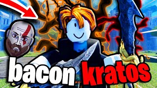Bacon Uses ONESHOT Kratos Combos To HUMBLE TOXIC Targeter..💀 | Jump Showdown