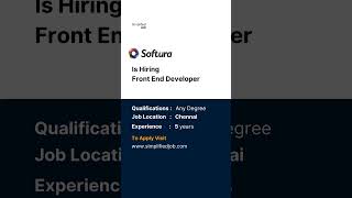 Softura is hiring Frontend Developer - Simplified jobs